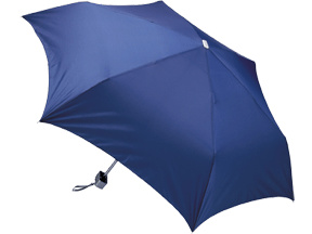 Petit parapluie 43  avec étui argenté